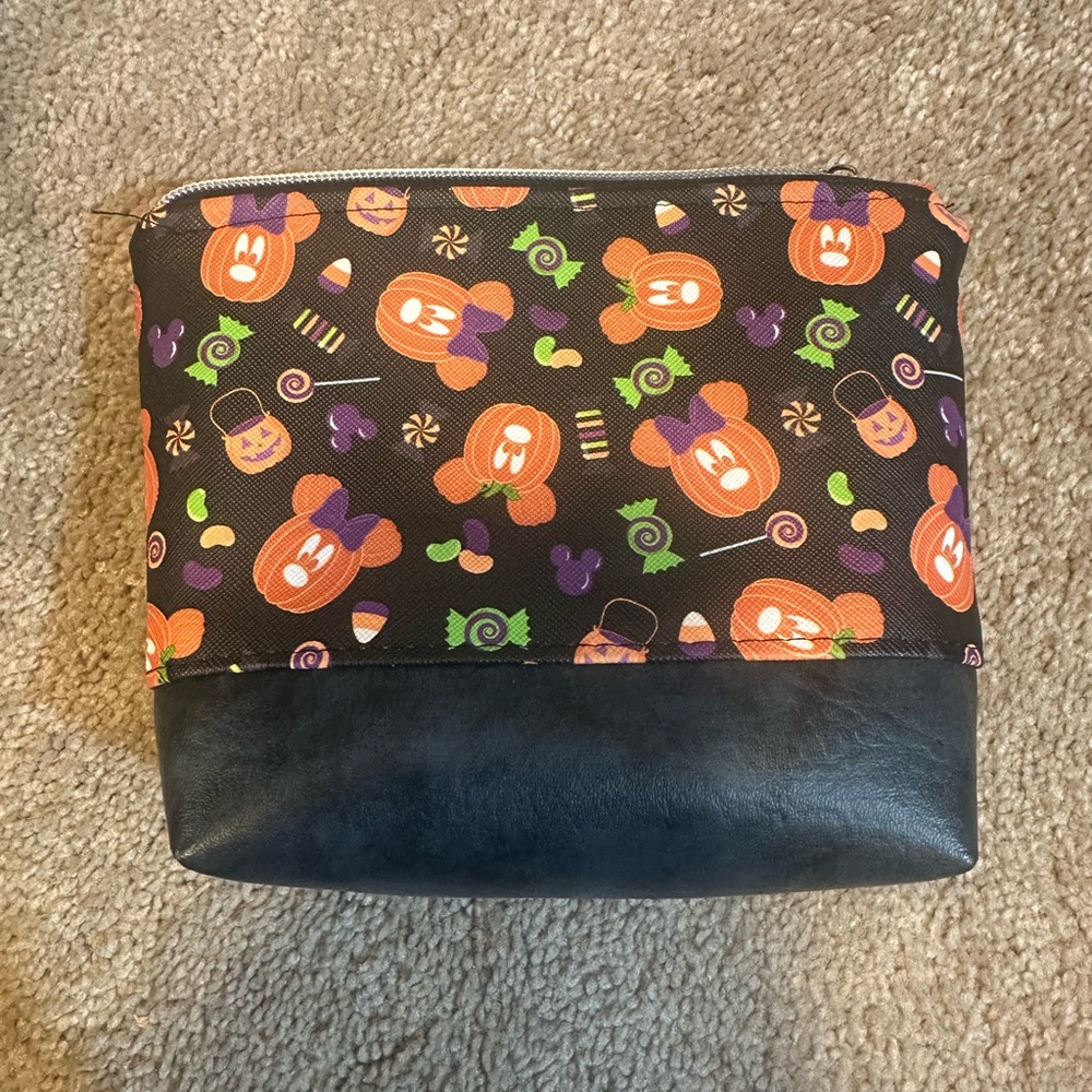 Disney Halloween Themed Pouch with Mickey Mouse Design